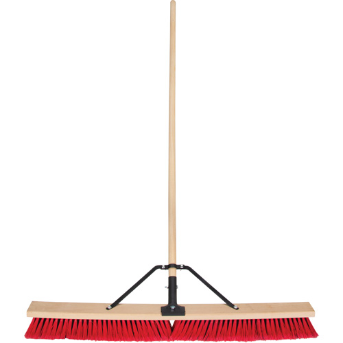 Balai-brosse &agrave; manche renforc&eacute;, 36", Moyen, Soies PVC Air Extreme Inc.