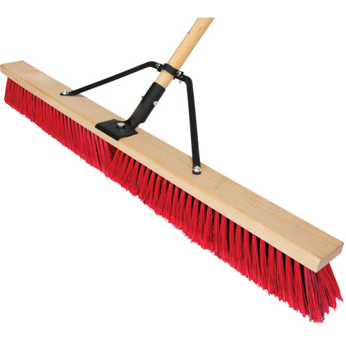 Balai-brosse &agrave; manche renforc&eacute;, 36", Moyen, Soies PVC Air Extreme Inc.