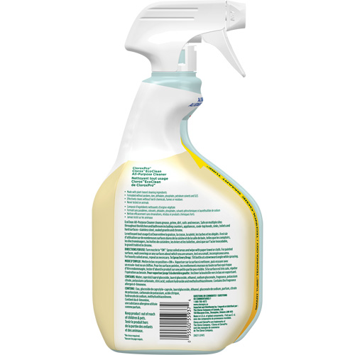 Nettoyant tout usage CloroxPro Clorox EcoClean, 946 ml, Bouteille &agrave; g&acirc;chette Air Extreme Inc.