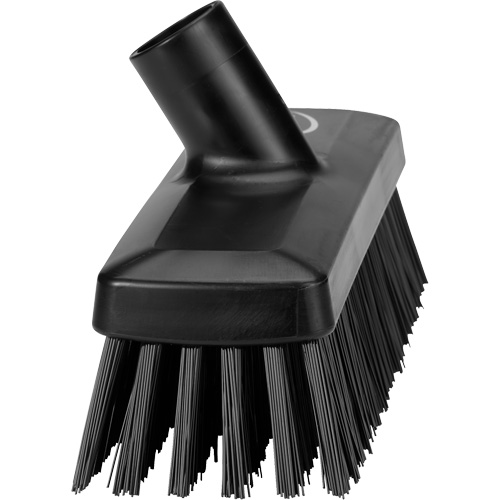 Compact Wall/Deck Broom, Stiff Bristles, 8-9/10", Polyester/Polypropylene, Black Air Extreme Inc.