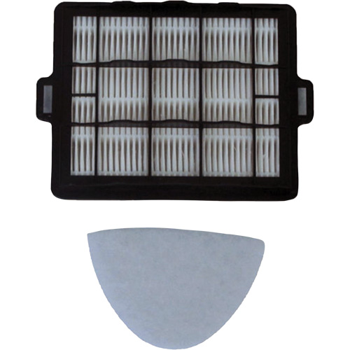 Ensemble de pr&eacute;filtre HEPA pour moteur et filtre d'&eacute;chappement en mousse pour aspirateur sac-&agrave;-dos Ergo et Ergo Pro Air Extreme Inc.