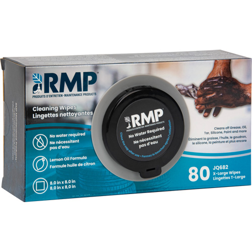 X-Large Cleaning Wipes, 80 Wipes, 8" x 8" Air Extreme Inc.