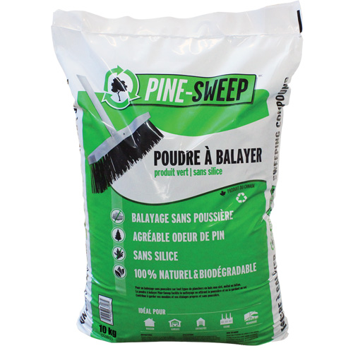 Compos&eacute; de balayage biod&eacute;gradable Pine Sweep, Sac, 22 lb (10 kg) Air Extreme Inc.