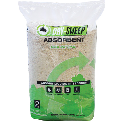 Absorbant naturel biod&eacute;gradable Dry Sweep, Sac, 22 lb (10 kg) Air Extreme Inc.