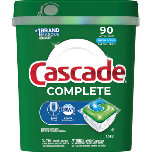 Savon &agrave; vaisselle Complete ActionPacs, Capsules, 1340 g, Fraîcheur Air Extreme Inc.