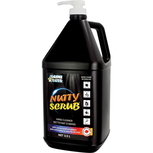 Nutty Scrub Hand Cleaner with Walnut Shell Scrubbers, Pumice, 3.5 L, Bottle, Unscented Air Extreme Inc.