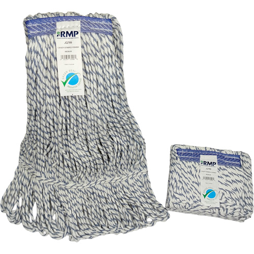 T&ecirc;te de vadrouille ray&eacute;e, Finition de plancher, Synth&eacute;tique, 16 oz, Style Boucle Air Extreme Inc.