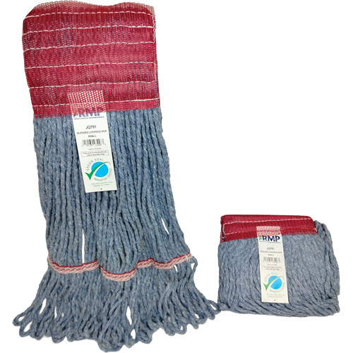 Wide-Band Mop Head, Antimicrobial/Floor Finishing/Specialty, Cotton/Rayon/Synthetic, Loop Style Air Extreme Inc.