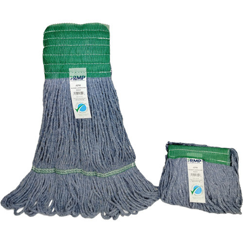 Wide-Band Mop Head, Antimicrobial/Floor Finishing/Specialty, Cotton/Rayon/Synthetic, Loop Style Air Extreme Inc.