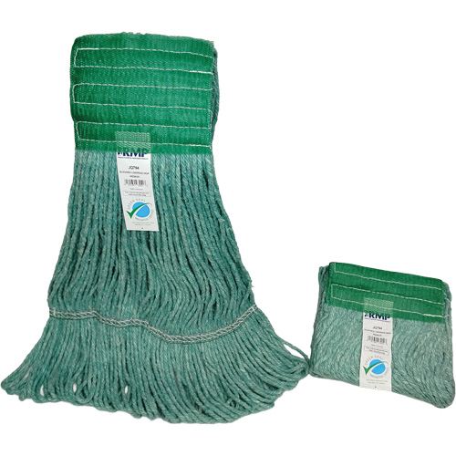 Wide-Band Mop Head, Antimicrobial/Floor Finishing/Specialty, Cotton/Rayon/Synthetic, Loop Style Air Extreme Inc.