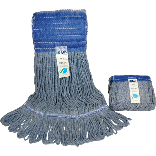 Wide-Band Mop Head, Antimicrobial/Floor Finishing/Specialty, Cotton/Rayon/Synthetic, Loop Style Air Extreme Inc.
