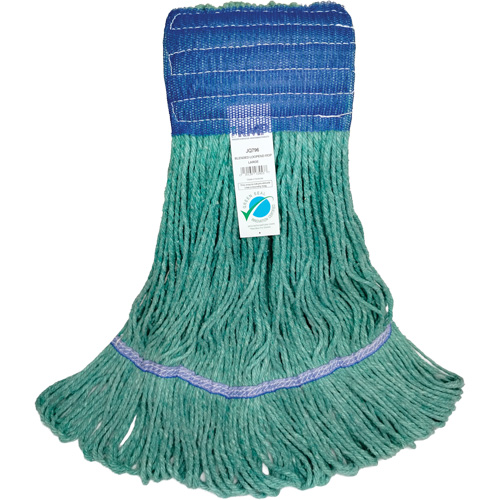 T&ecirc;te de vadrouille &agrave; bande large, Antimicrobien/Finition de plancher/Sp&eacute;cialis&eacute;, Coton/Rayonne/Synth&eacute;tique, Style Boucle Air Extreme Inc.