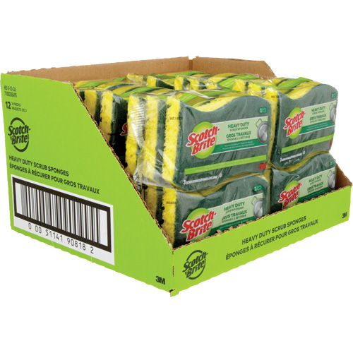 &eacute;ponge &agrave; r&eacute;curer pour les travaux intenses Scotch-Brite, &agrave; r&eacute;curer, 2-3/5" la x 4-2/5" l Air Extreme Inc.