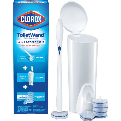 Ensemble de d&eacute;marrage de ToiletWand d&eacute;sinfectante jetable 3-en-1 Air Extreme Inc.