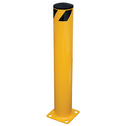 Safety Bollard, Steel, 36" H x 5.5" W, Yellow Air Extreme Inc.