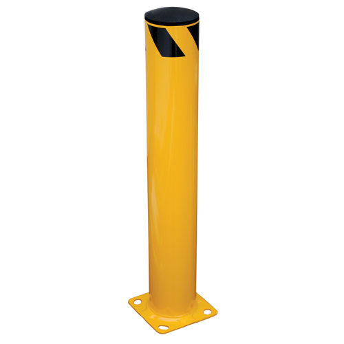 Safety Bollard, Steel, 36" H x 5.5" W, Yellow Air Extreme Inc.