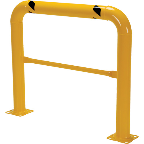 Garde-corps &agrave; profil &eacute;lev&eacute; pour machines, 4' la x 3,5' h, Jaune Air Extreme Inc.