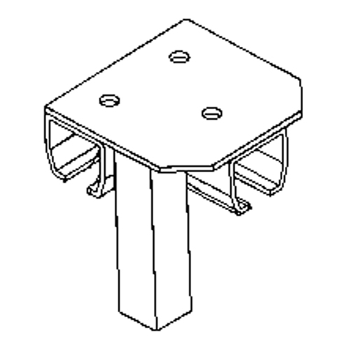 Floor Mount Curtain Partition Connector Air Extreme Inc.