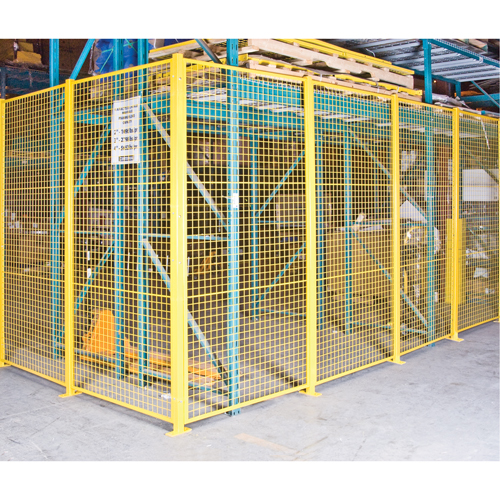 Wire Mesh Partition Components - Universal Posts, 12-1/4' H Air Extreme Inc.
