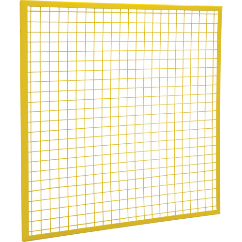 Composantes pour partitions & cloisons grillag&eacute;es - Panneaux, 4' h x 4' la, Jaune Air Extreme Inc.