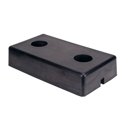 Molded Dock Bumpers, Rubber, 18" W x 4" D x 10" H Air Extreme Inc.