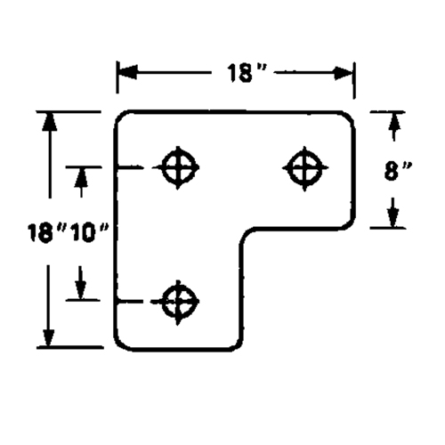 Butoirs de quai en caoutchouc moul&eacute;s, Caoutchouc, 18" la x 4" p x 18" h Air Extreme Inc.