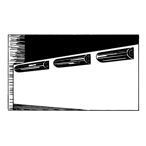 D&eacute;fenses de quai en caoutchouc refoul&eacute;, Caoutchouc, 4-1/2" la x 12" lo x 3-3/4" p Air Extreme Inc.