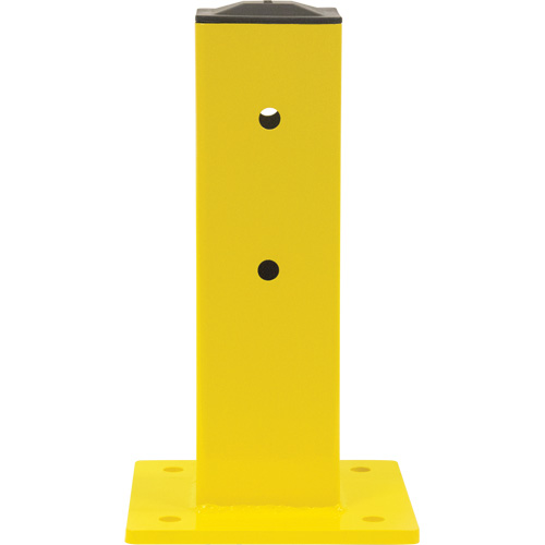 Poteau pour barri&egrave;re de s&eacute;curit&eacute;, Acier, 5" lo x 17" h, Jaune s&eacute;curit&eacute; OSHA Air Extreme Inc.