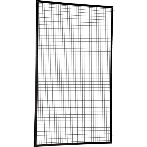 Adjustable Perimeter Guard Panel, 8' H x 5' W, Black Air Extreme Inc.