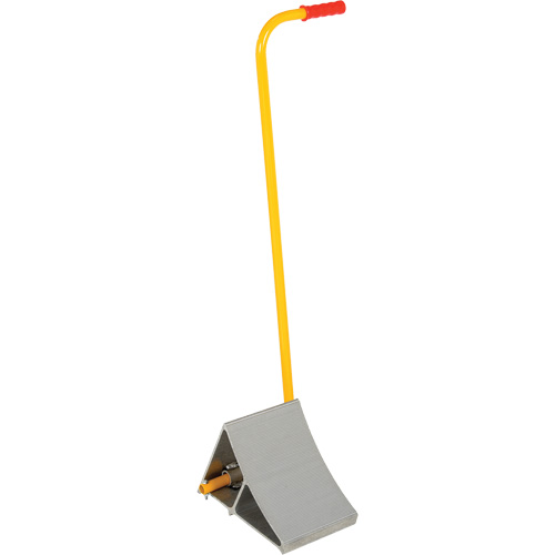 Aluminum Wheel Chock With Handle, 7" W x 11-7/8" D x 7-11/16" H Air Extreme Inc.