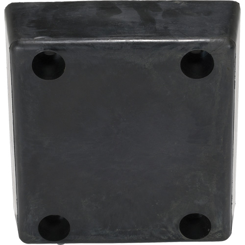 Molded Dock Bumper, Reinforced Rubber, 12" W x 4" D x 13" H Air Extreme Inc.