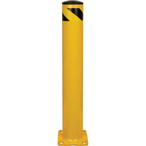 Safety Bollard, Steel, 36" H x 5-1/2" W, Yellow Air Extreme Inc.