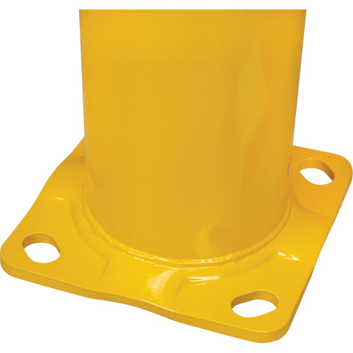 Safety Bollard, Steel, 36" H x 5-1/2" W, Yellow Air Extreme Inc.