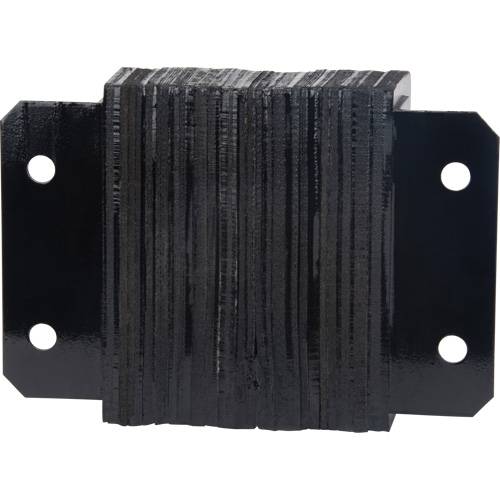 Butoirs de quai lamell&eacute;s, Horizontal, Caoutchouc, 12" la x 4" p x 10" h Air Extreme Inc.