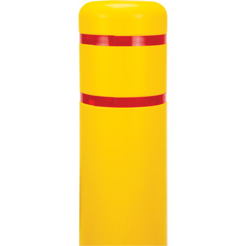 Polyethylene Bollard Cover, 6-5/8" Dia. x 52" L, Red/Yellow Air Extreme Inc.