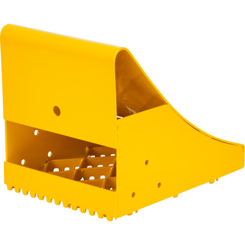 Ice Chocks, Steel, Yellow, 8-1/16" W x 10-5/8" D x 8-13/16" H Air Extreme Inc.