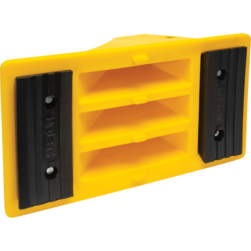 Cales de roue avec surface antid&eacute;rapante en caoutchouc, Polyur&eacute;thane, Jaune, 11-1/4" la x 21" p x 12-1/4" h Air Extreme Inc.