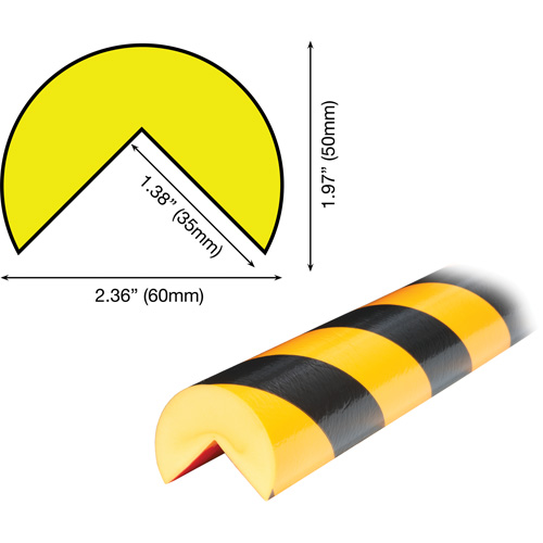 Butoir de protection de coin mod&egrave;le A Plus 1M Air Extreme Inc.