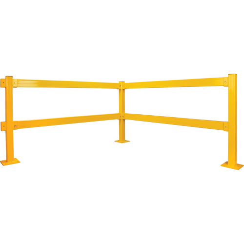 Garde-corps Lift-Out, Acier, 3' lo x 4" h, Jaune s&eacute;curit&eacute; OSHA Air Extreme Inc.