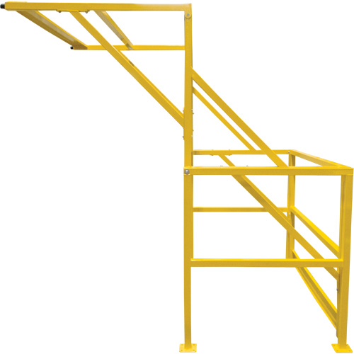 Barri&egrave;re de s&eacute;curit&eacute; pour mezzanine, 70" lo x 77" ha, 78" &eacute;lev&eacute;e, Jaune Air Extreme Inc.