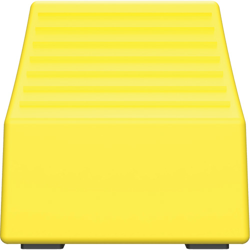 Cale de roue ultra-robuste pour l'exploitation mini&egrave;re Checkers Safety, PEHD, Jaune, 14-1/2" la x 17-1/2" p x 16" h Air Extreme Inc.