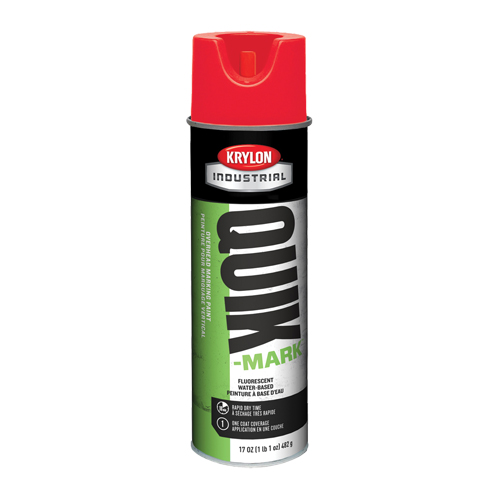 Peinture de marquage industrielle &agrave; base d'eau pour le travail en hauteur Quik-Mark, 17 oz, Canette a&eacute;rosol Air Extreme Inc.