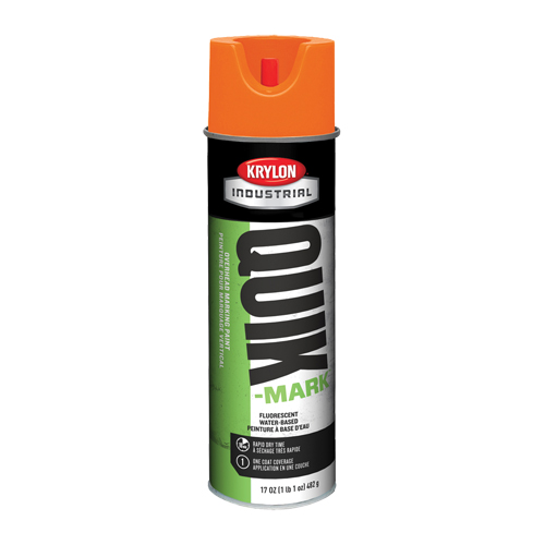 Peinture de marquage industrielle &agrave; base d'eau pour le travail en hauteur Quik-Mark, 17 oz, Canette a&eacute;rosol Air Extreme Inc.