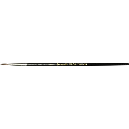 Pinceau pointu &agrave; soies noires pour artiste, Largeur de la brosse de 7,3 mm, Soie de chameau, Manche &agrave; Bois Air Extreme Inc.