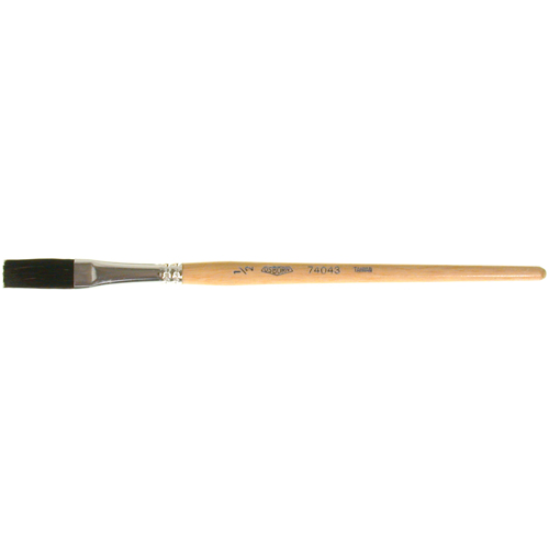 One Stroke Paint Brush, 1/2" Brush Width, Ox Hair, Wood Handle Air Extreme Inc.