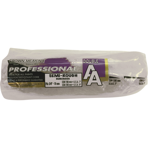 Manchon de rouleau &agrave; peinture synth&eacute;tique professionnel AA, Nap 19 mm (3/4"), 240 mm (9-1/2") l Air Extreme Inc.