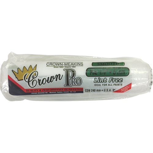 Professional Lint-Free Paint Roller Cover, 6 mm (1/4") Nap, 240 mm (9-1/2") L Air Extreme Inc.