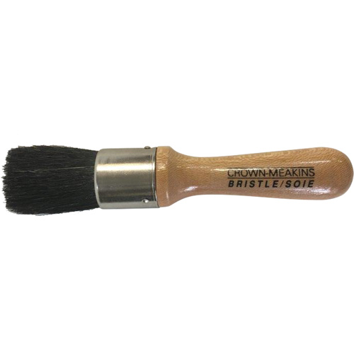 Brosse pour pochoirs, Soies naturelles, Manche Bois, Largeur de 1" Air Extreme Inc.