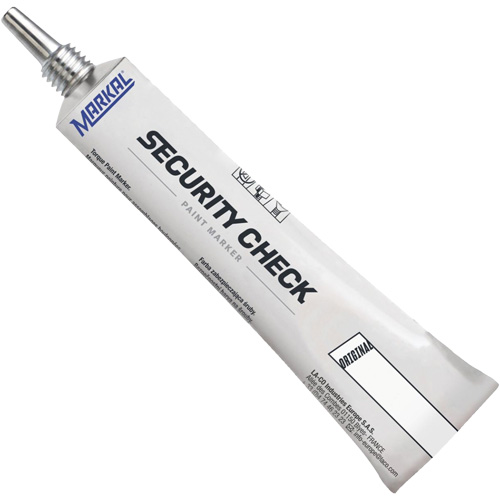Security Check Paint Marker, 1.7 oz., Tube, White Air Extreme Inc.