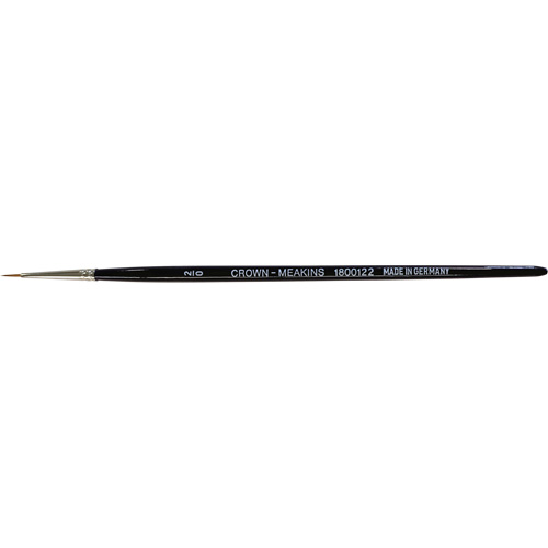 Round Artist Brush, #2/0 Brush Width, Synthetic, Wood Handle Air Extreme Inc.